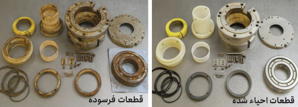 علائم نیاز به تعویض فیبر و فنر پمپ